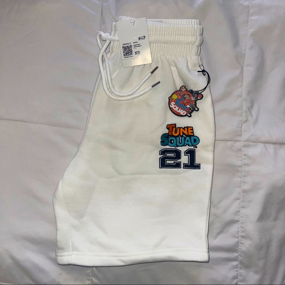 space jam sweatshorts